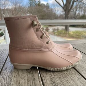 sperry saltwater duck boots womens sale